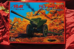 ICM.35702  76,2mm F-22 WWII Soviet Divisional Gun